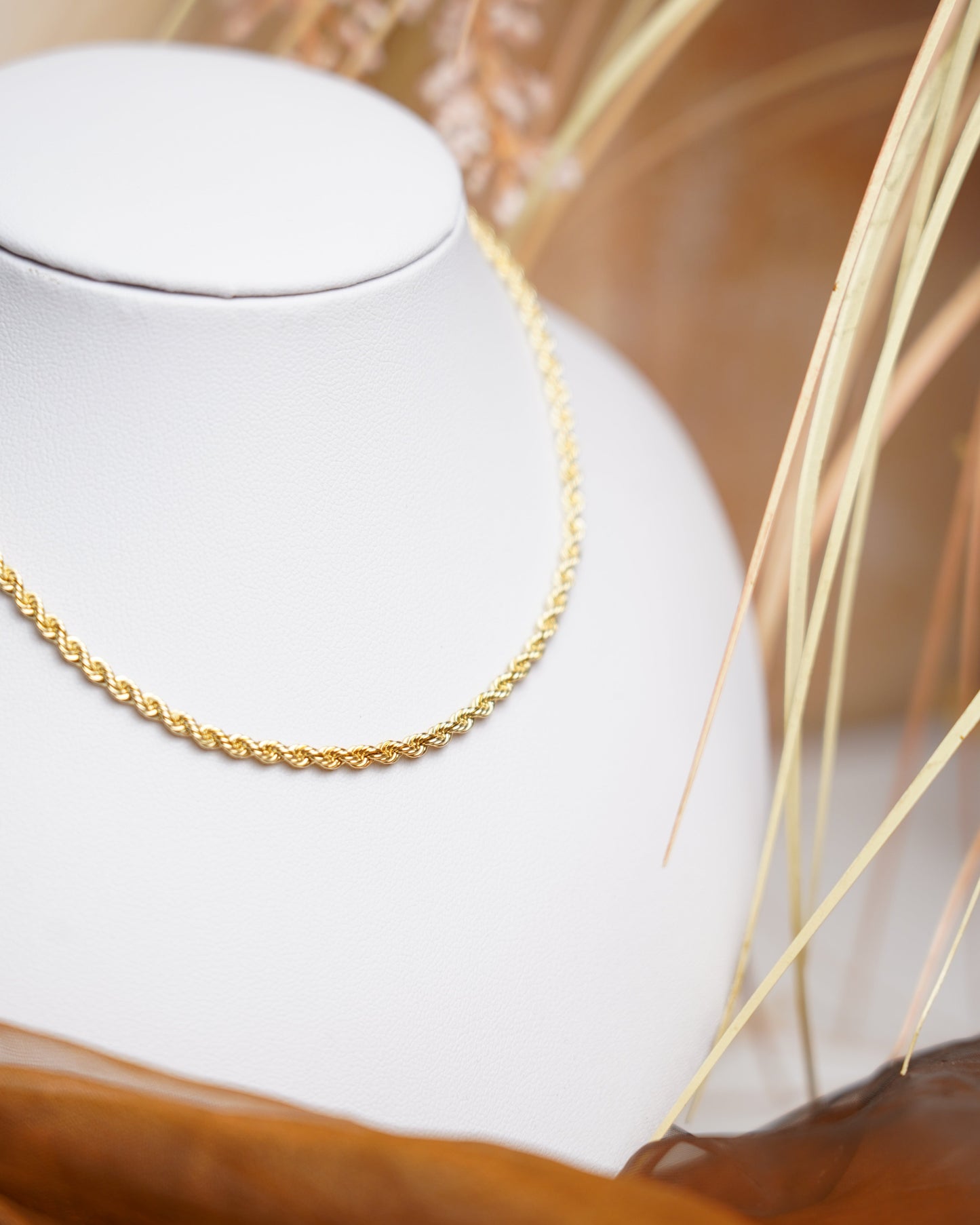 „Golden Twist Slim“ – Kette aus 333/- Gelbgold