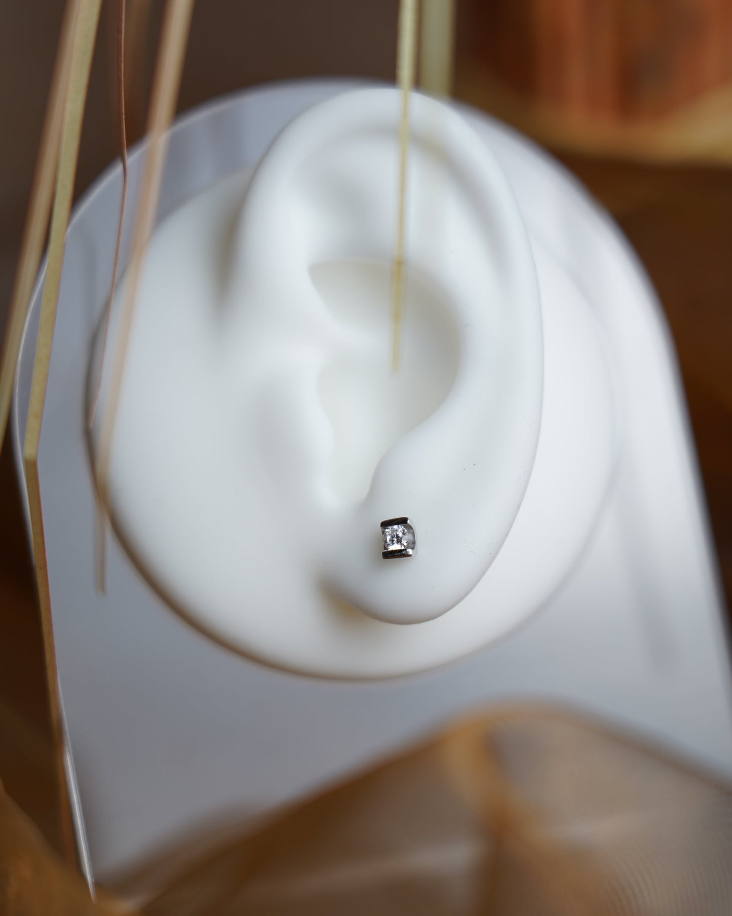 „Pure Spark“ – Ohrstecker aus 925/- Sterlingsilber mit Zirkonia