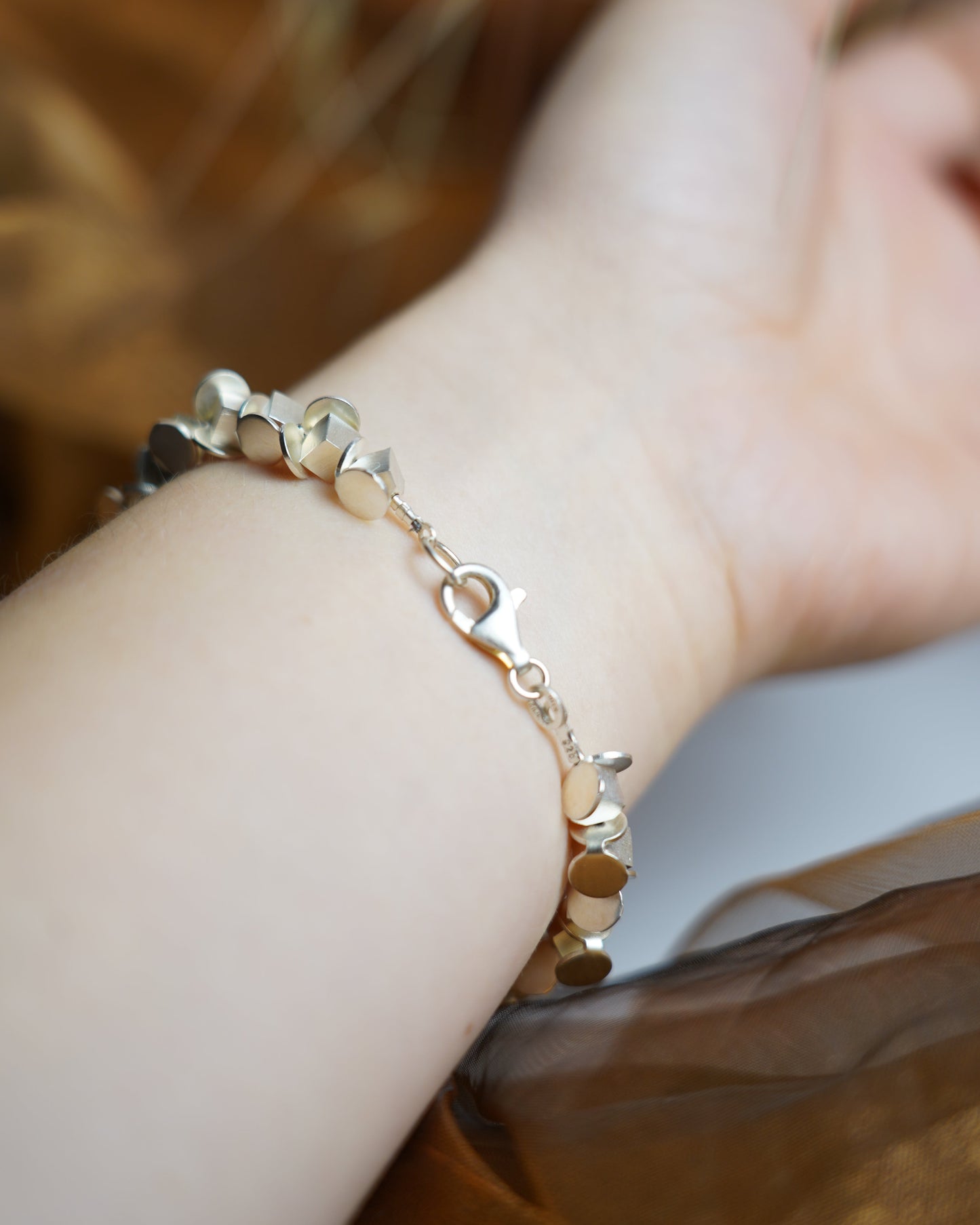 „Silver Facet“ – Armband aus 925/- Sterlingsilber