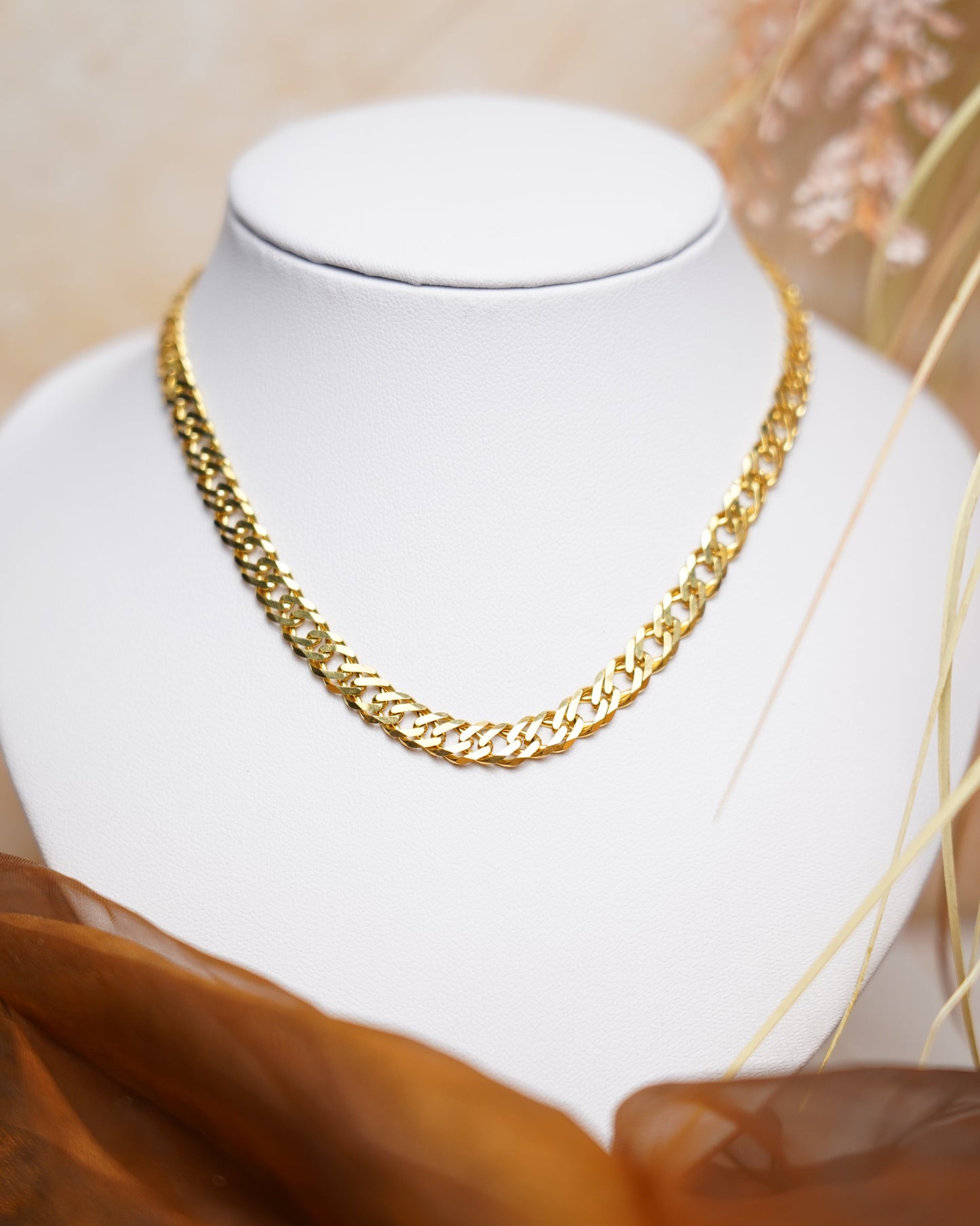 „Classic Chain“ – Panzerkette aus 333/- Gelbgold