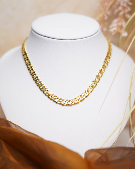 „Classic Chain“ – Panzerkette aus 333/- Gelbgold