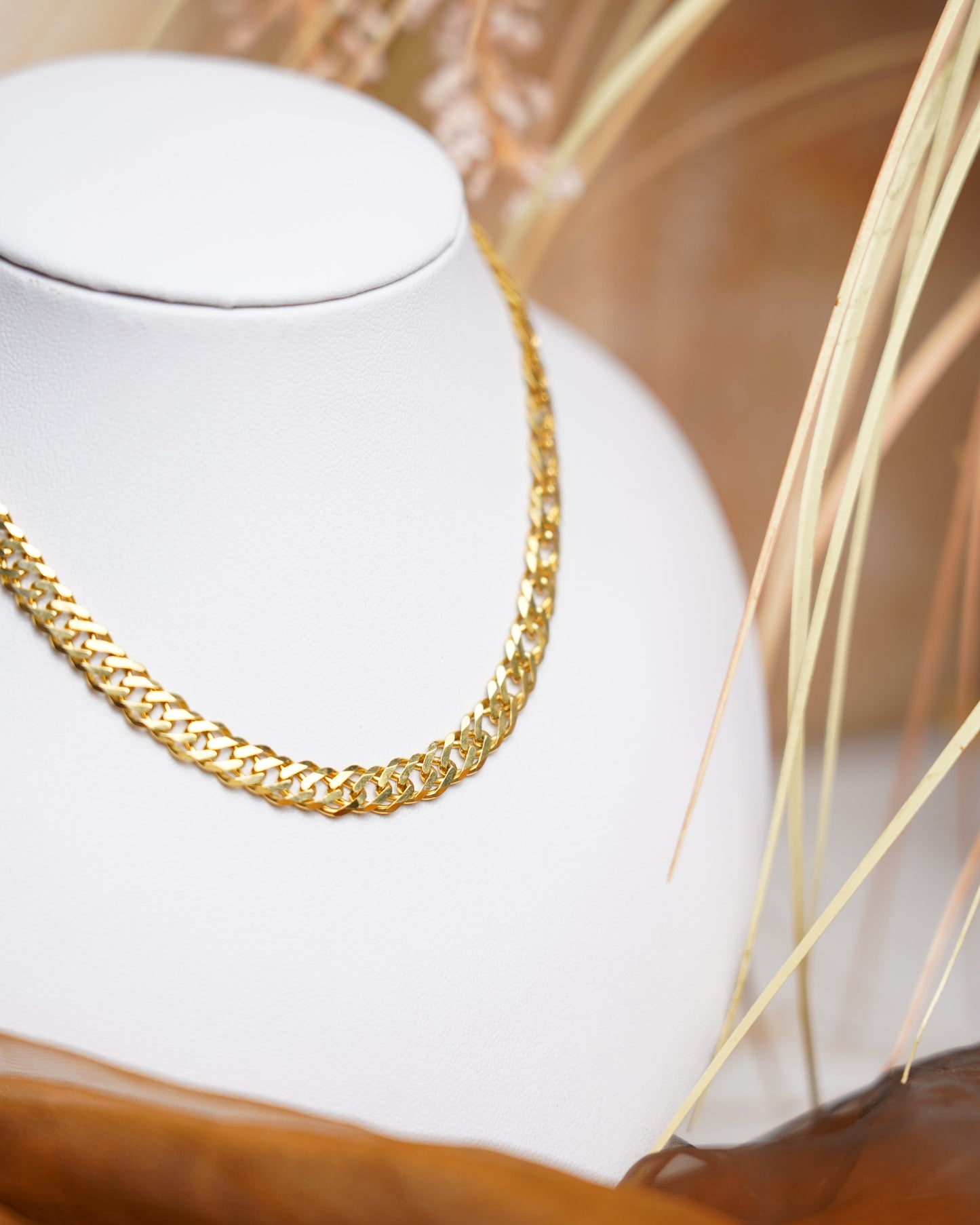„Classic Chain“ – Panzerkette aus 333/- Gelbgold