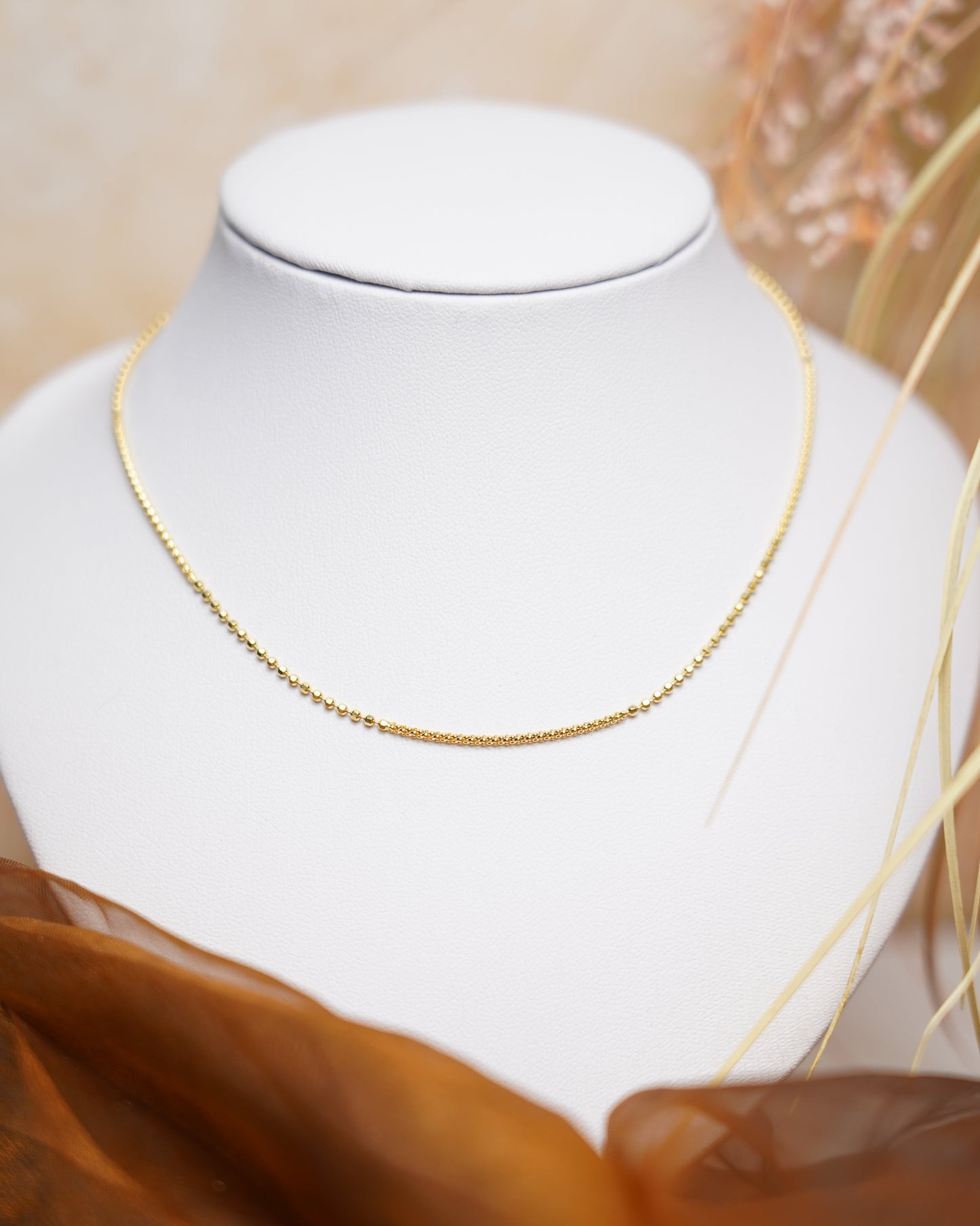 „Essential Luxe“ – Kette aus 750/- Gelbgold