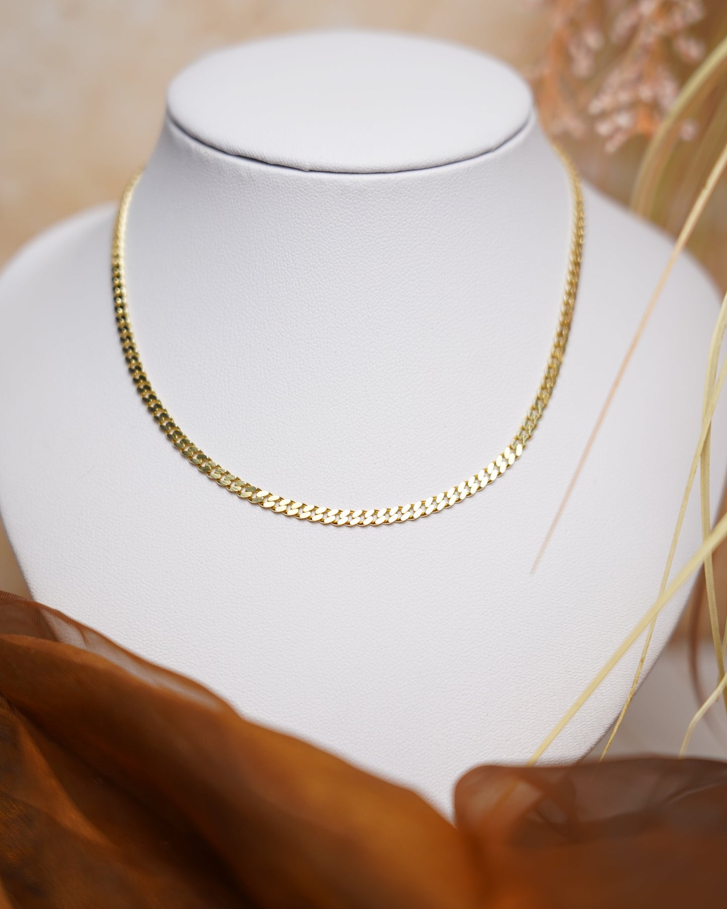 „Fine Link“ – Kette aus 333/- Gelbgold