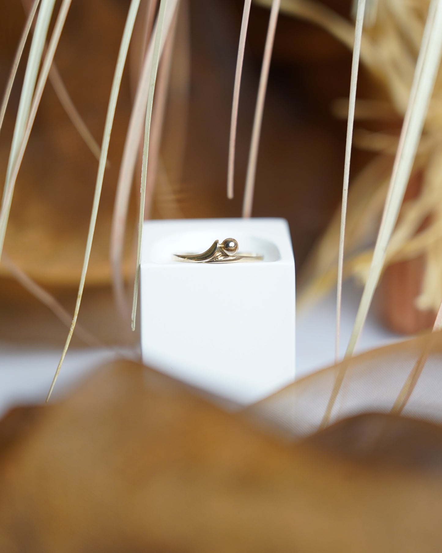 „Golden Drop“ – Ring aus 333/- Gelbgold