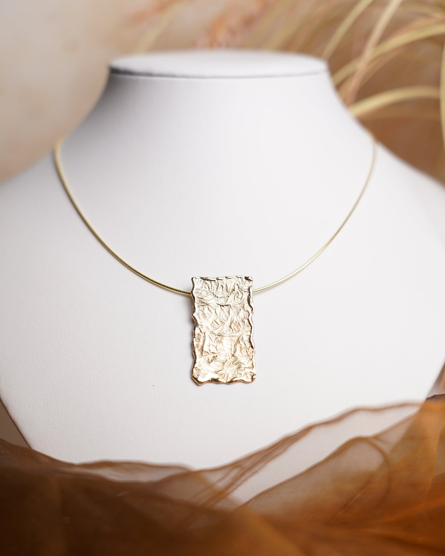 „Golden Raw Bar“ - Kette aus 333/- Gelbgold