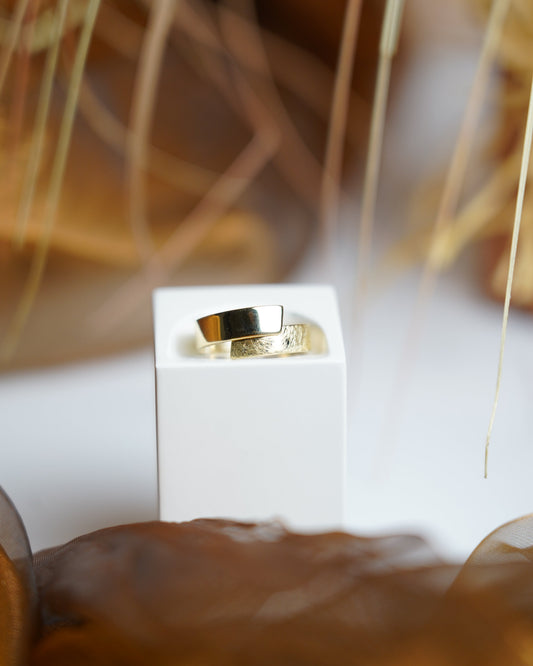 „Golden Shift“ – Ring aus 333/- Gelbgold