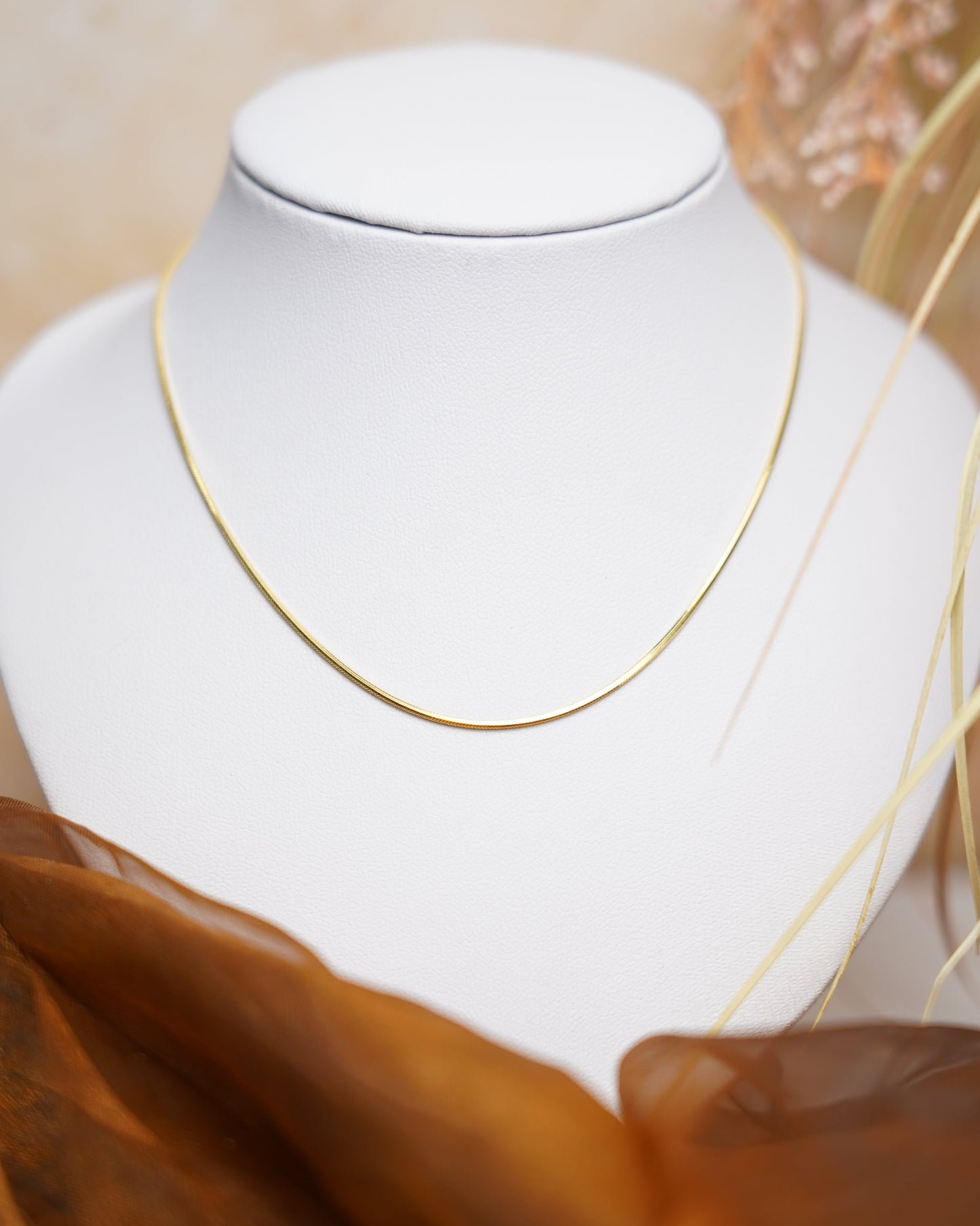 „Golden Snake“ – Kette aus 333/- Gelbgold
