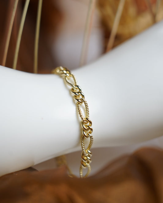 „Golden Weave“ – Armband aus 585/- Gelbgold
