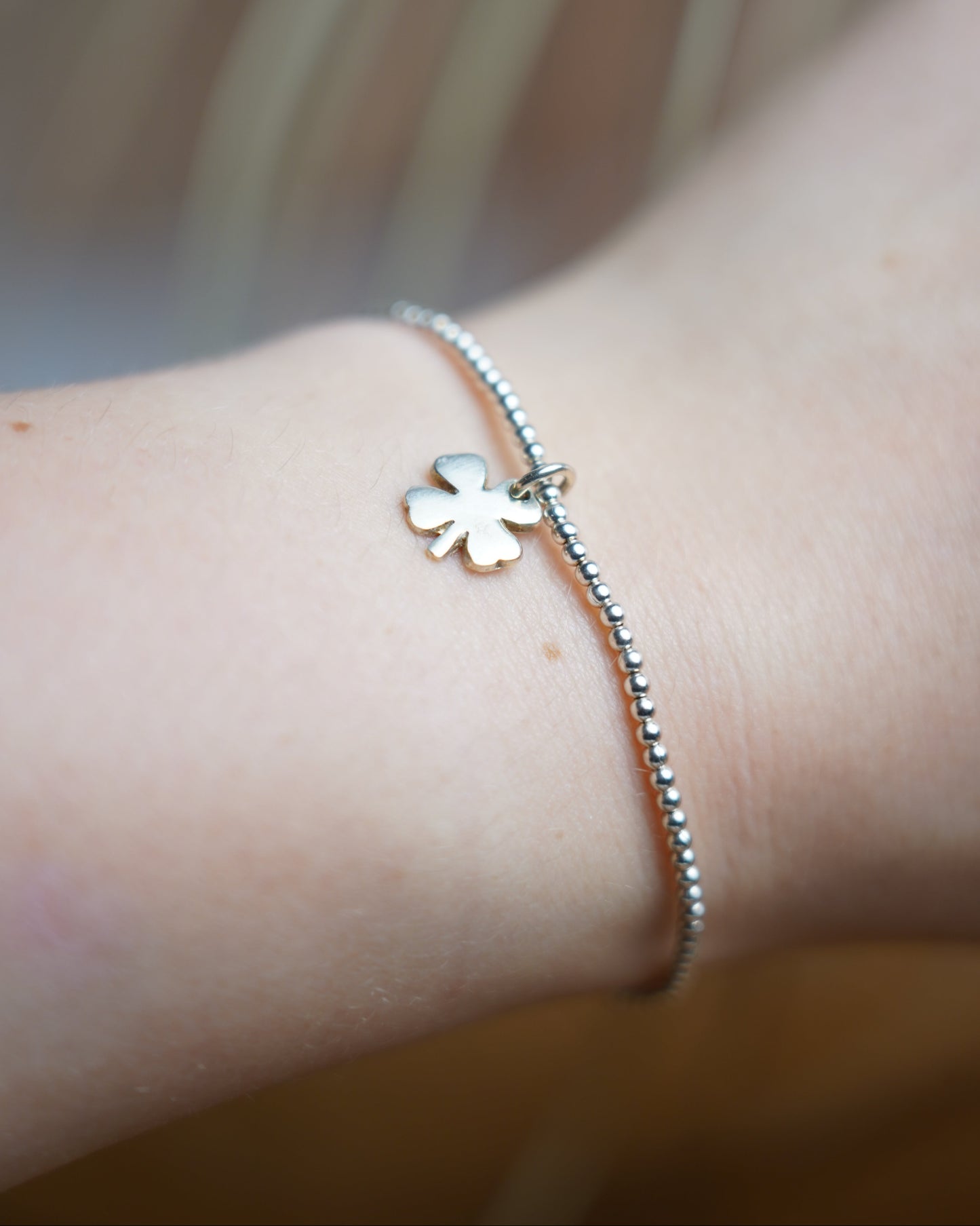 „Lucky Clover“ – Armband aus 925/- Sterlingsilber
