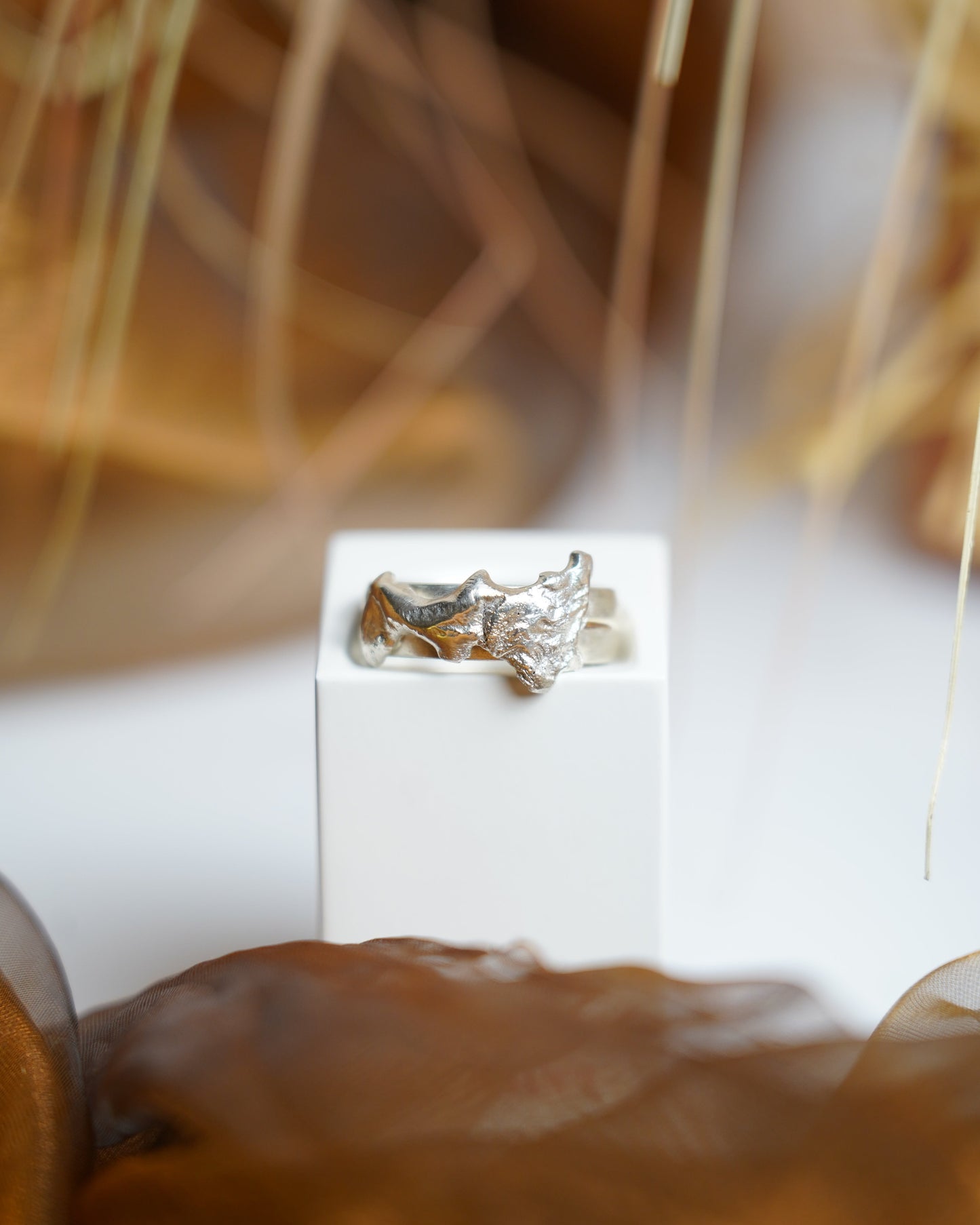 „Mountain Edge“ – Ring aus 925/- Sterlingsilber