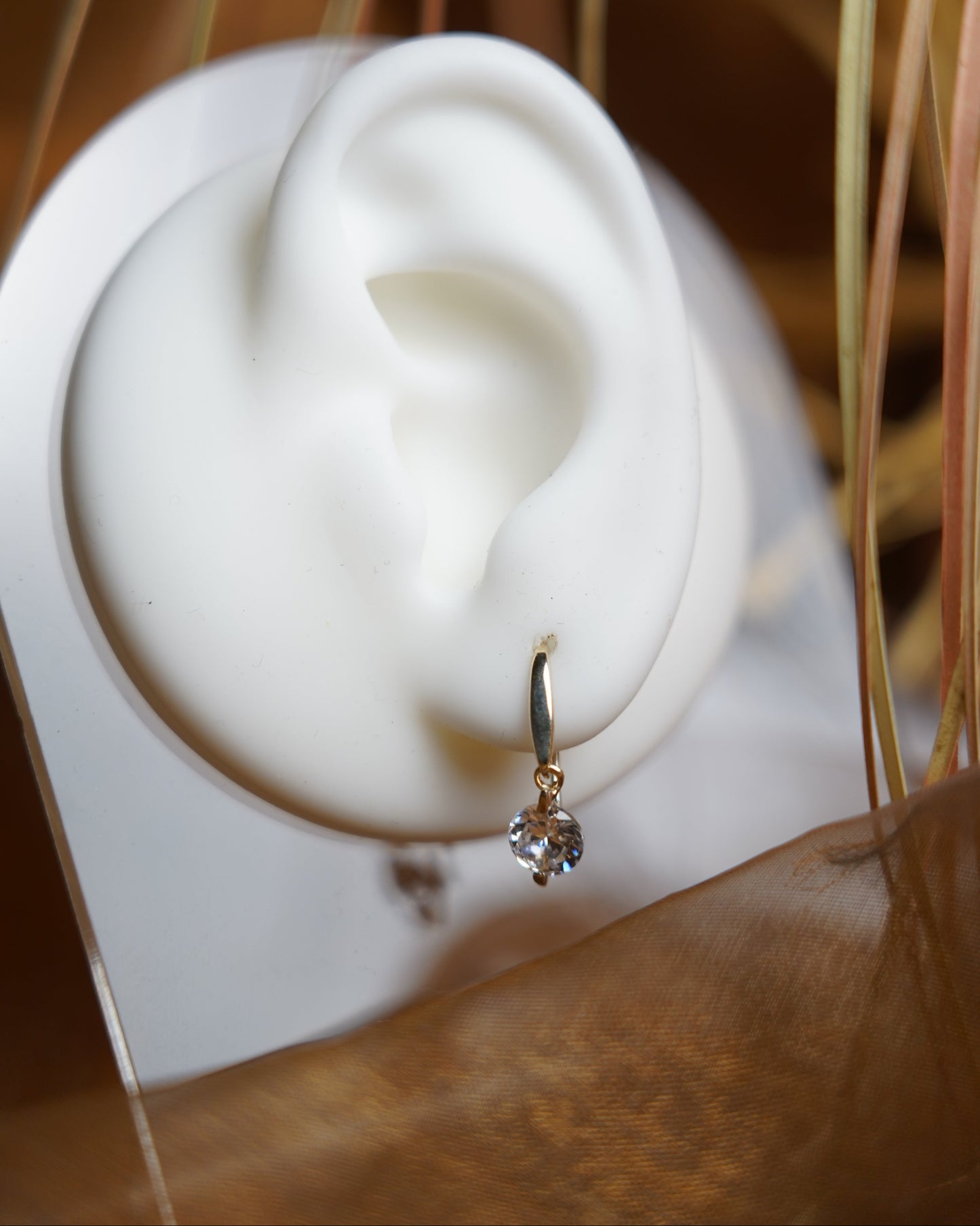 „Pure Glow“ – Ohrringe aus 333/- Gelbgold