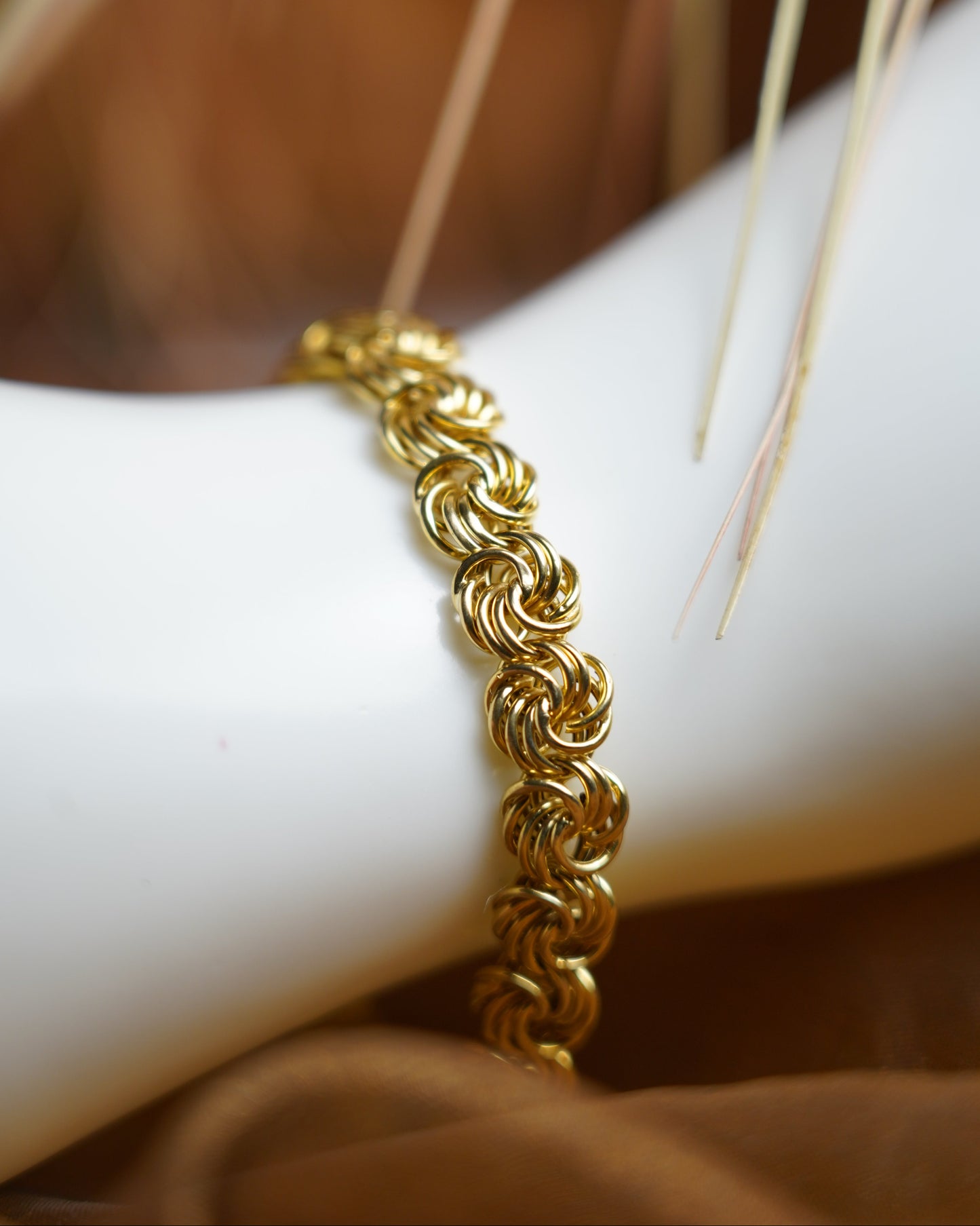 „Royal Loop“ – Armband aus 585/- Gelbgold