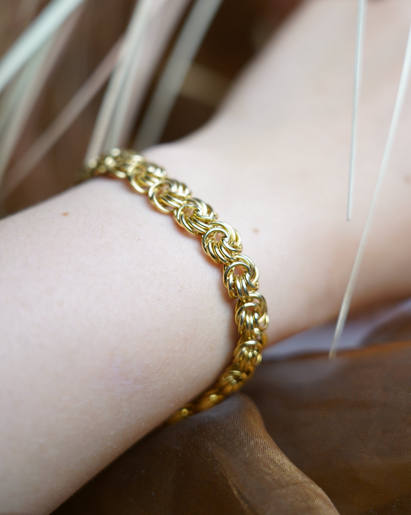 „Royal Loop“ – Armband aus 585/- Gelbgold