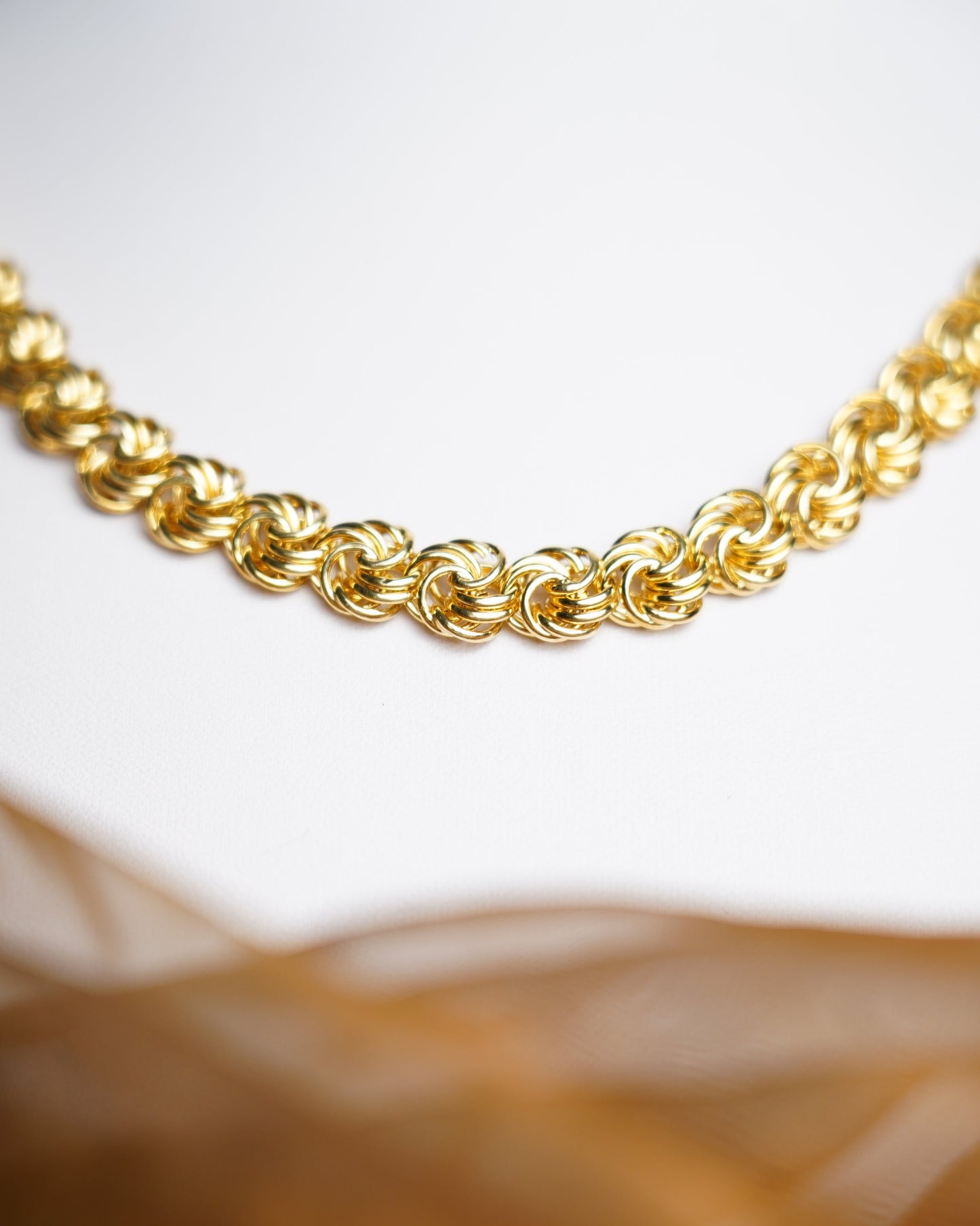 „Royal Loop“ – Kette aus 585/- Gelbgold