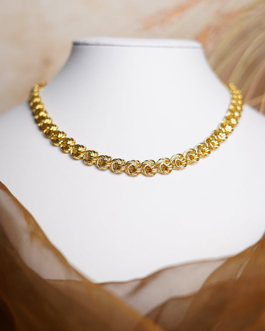 „Royal Loop“ – Kette aus 585/- Gelbgold