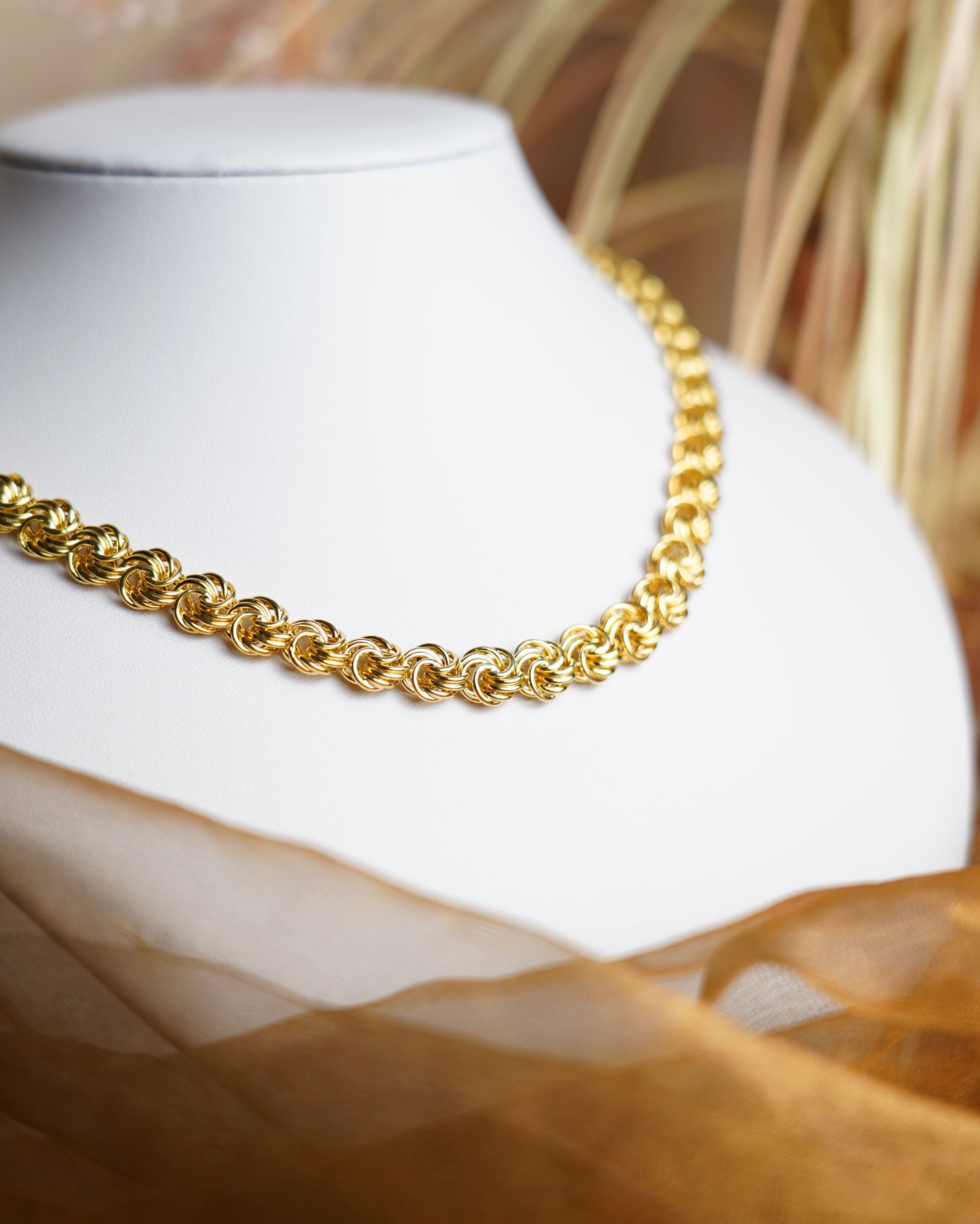 „Royal Loop“ – Kette aus 585/- Gelbgold