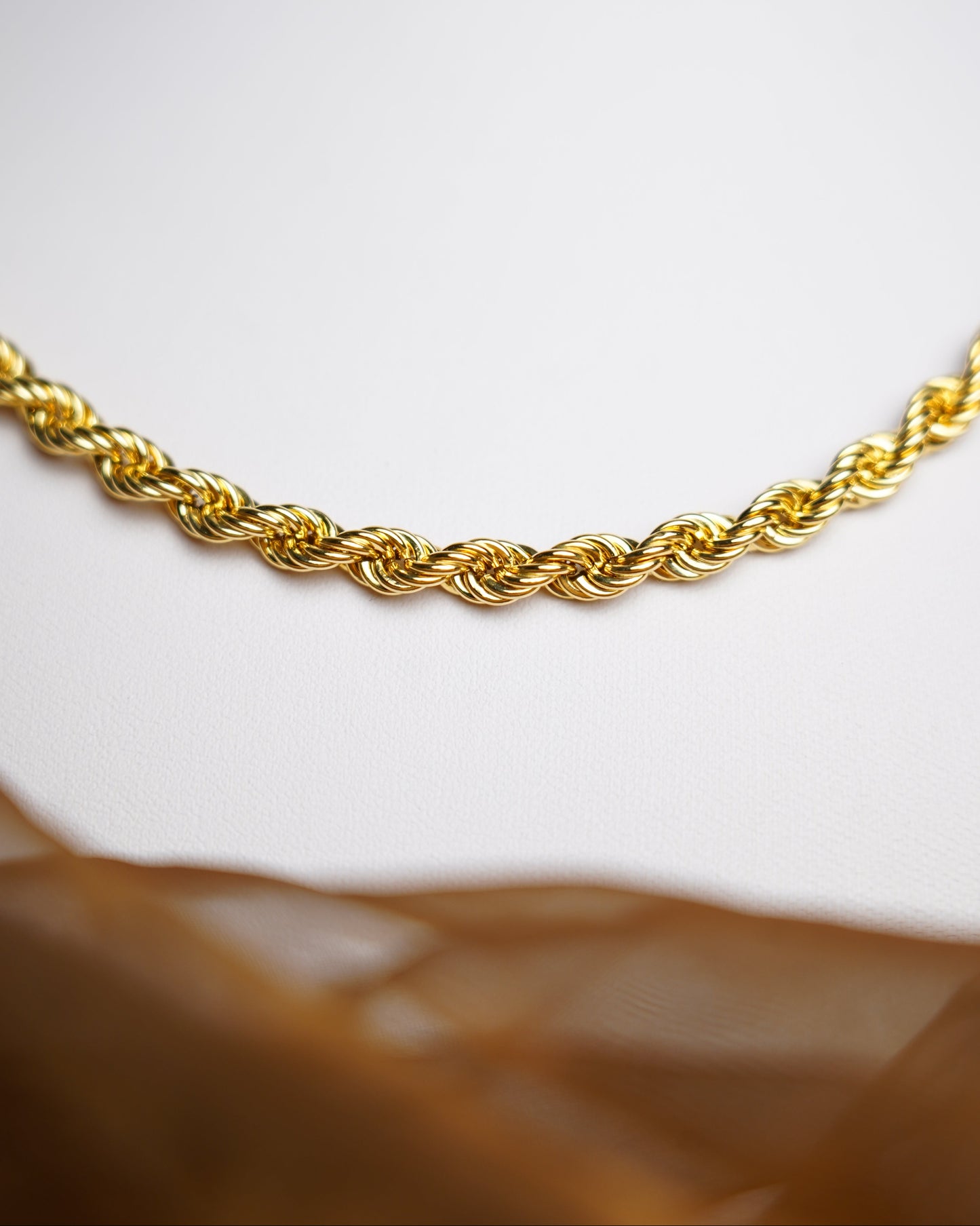 „Golden Twist“ - Kette aus 585/- Gelbgold
