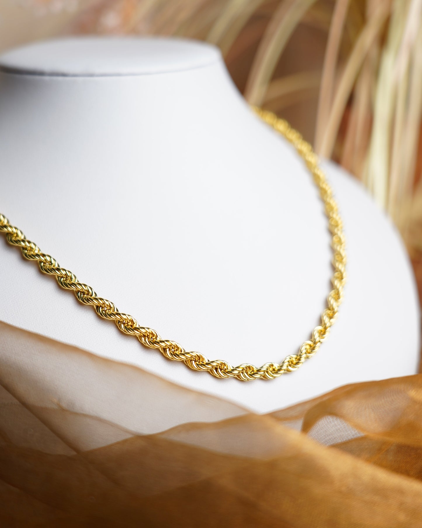 „Golden Twist“ - Kette aus 585/- Gelbgold