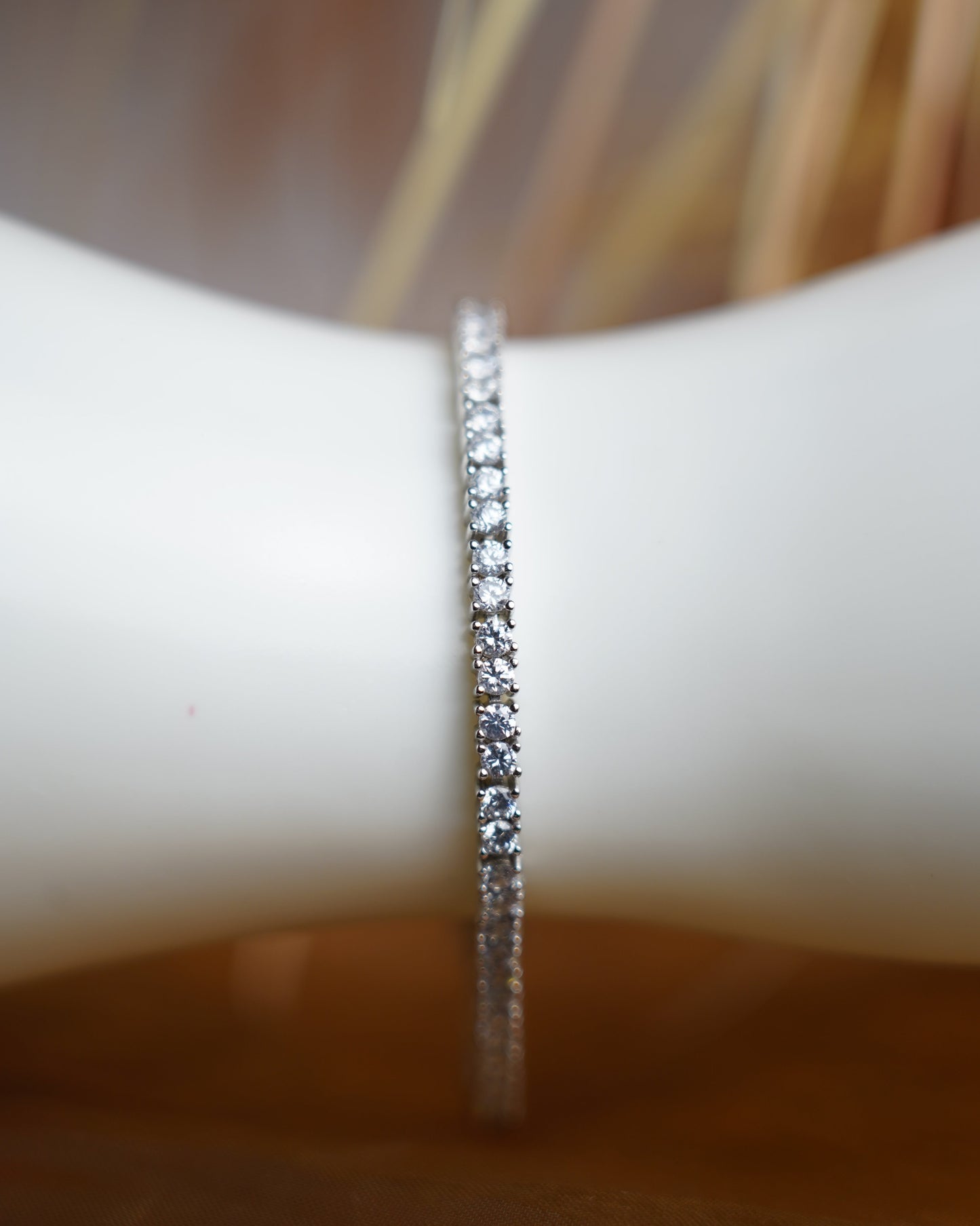 „Silver Aurora“ – Armband aus 925/- Sterlingsilber mit Zirkoniasteinen