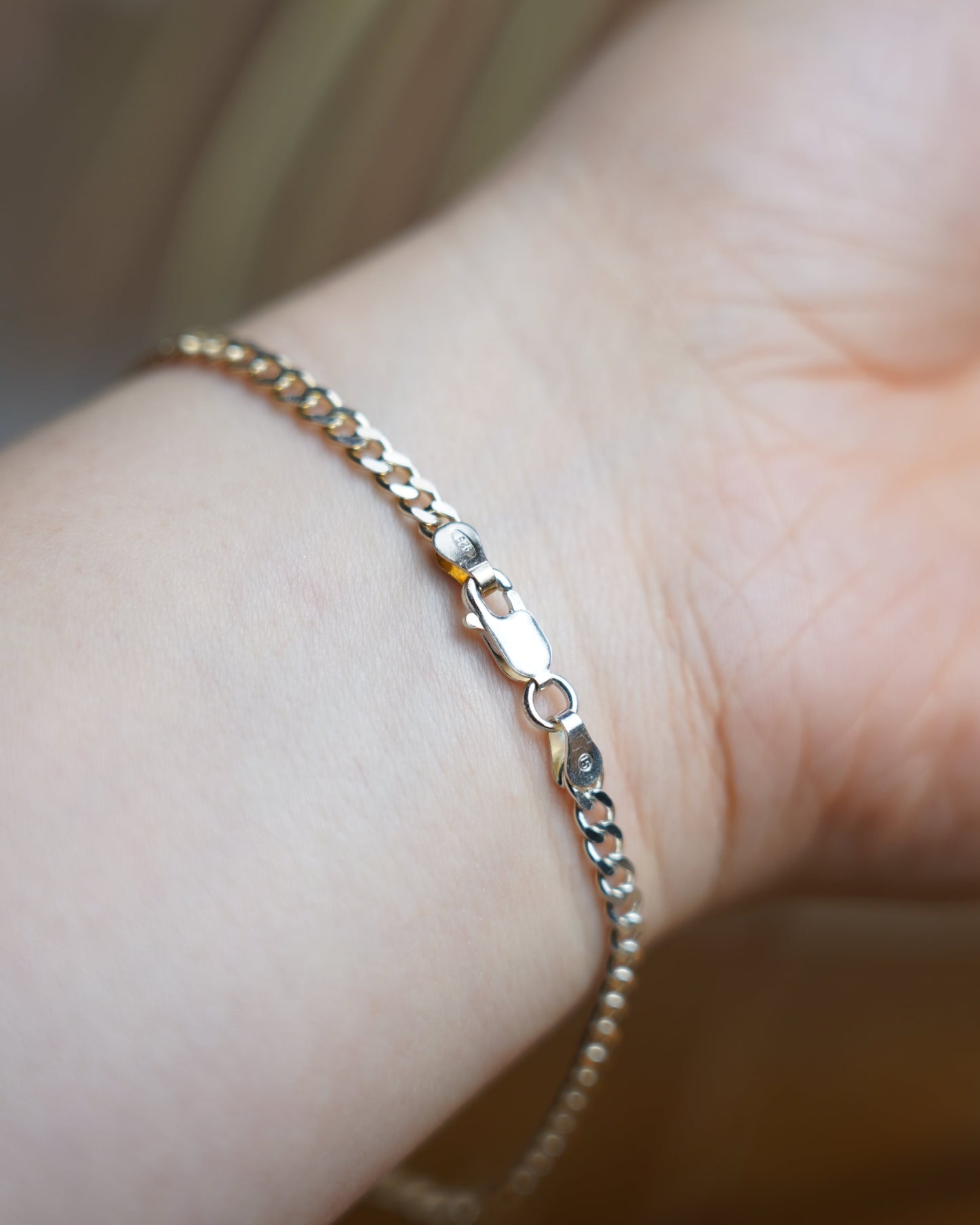 „Silver Classic“ – Panzerarmband aus 925/- Sterlingsilber