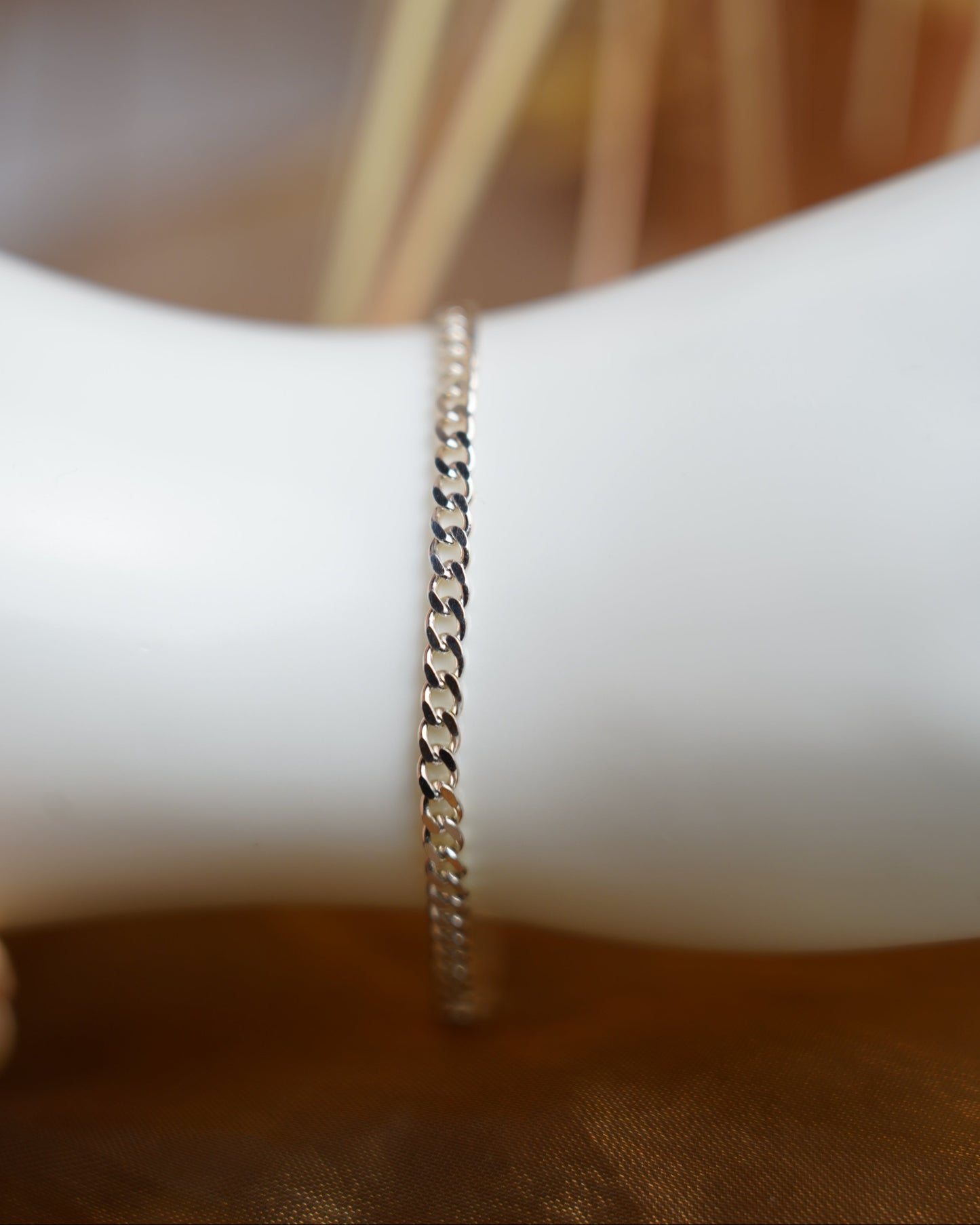 „Silver Classic“ – Panzerarmband aus 925/- Sterlingsilber