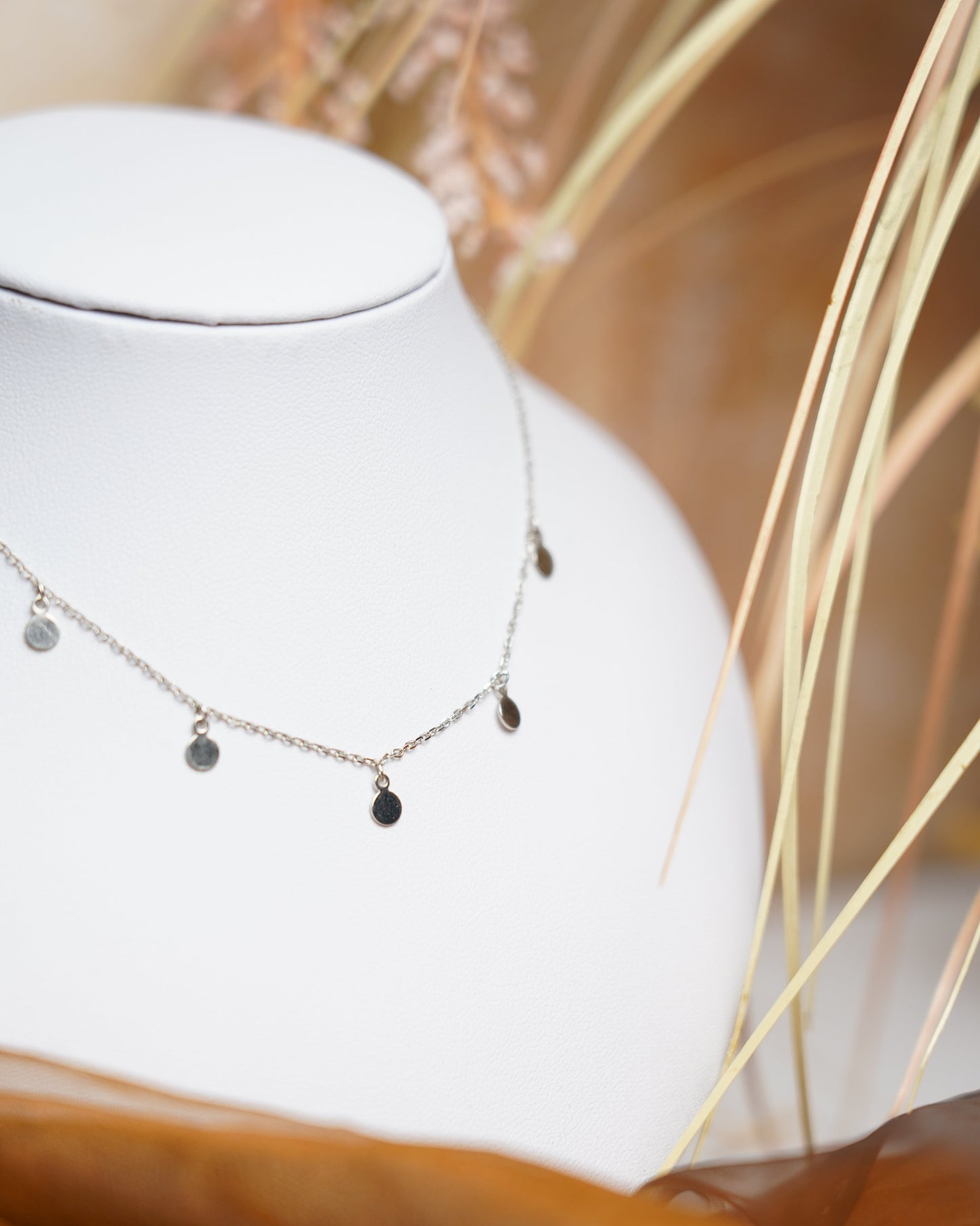 „Silver Dots“ – Kette aus 925/- Sterlingsilber