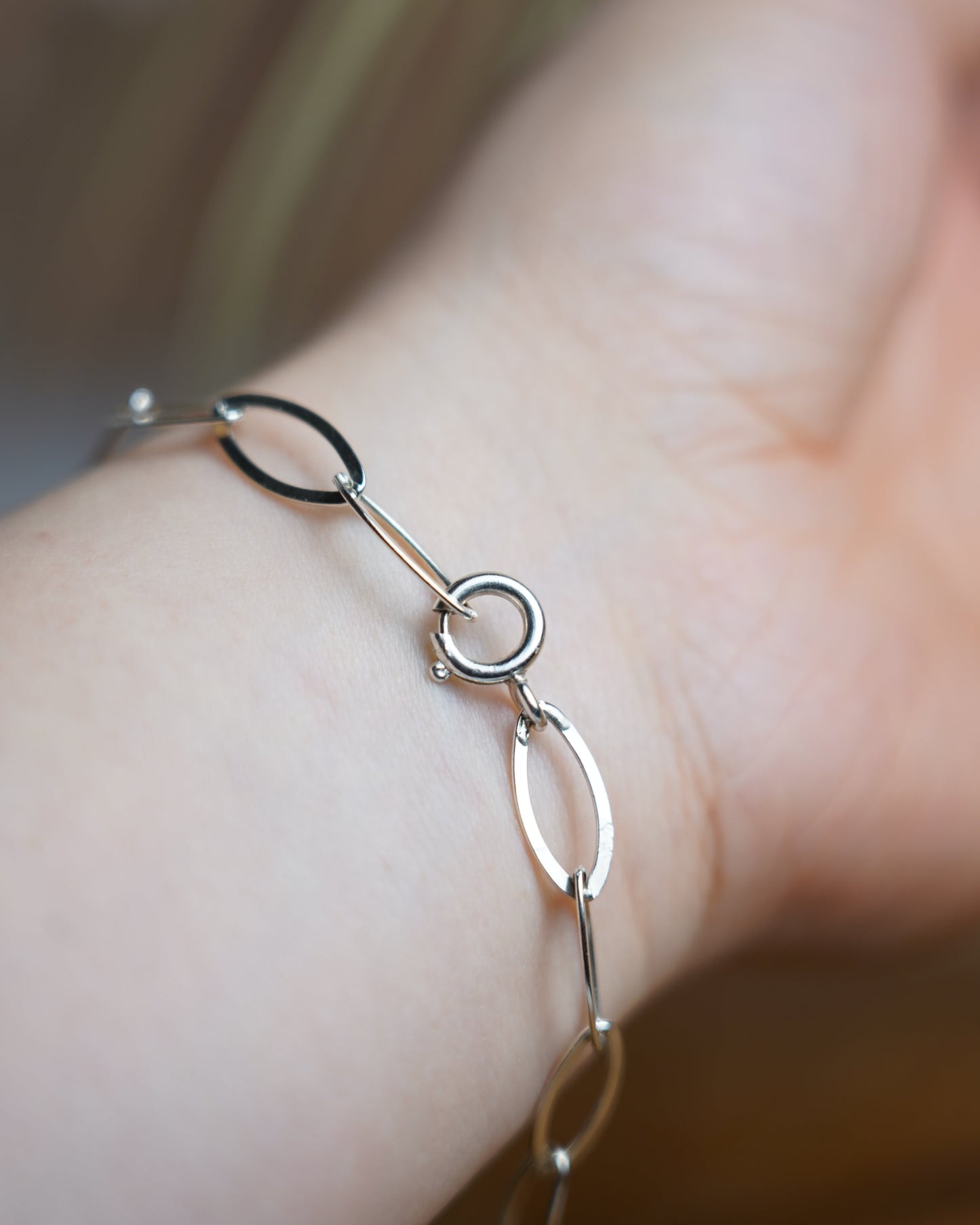 „Silver Ellipse“ – Armband aus 925/- Sterlingsilber