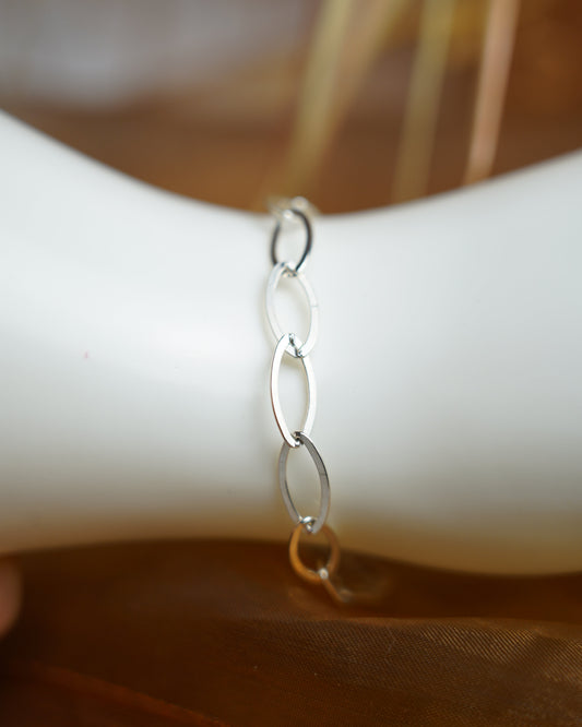 „Silver Ellipse“ – Armband aus 925/- Sterlingsilber