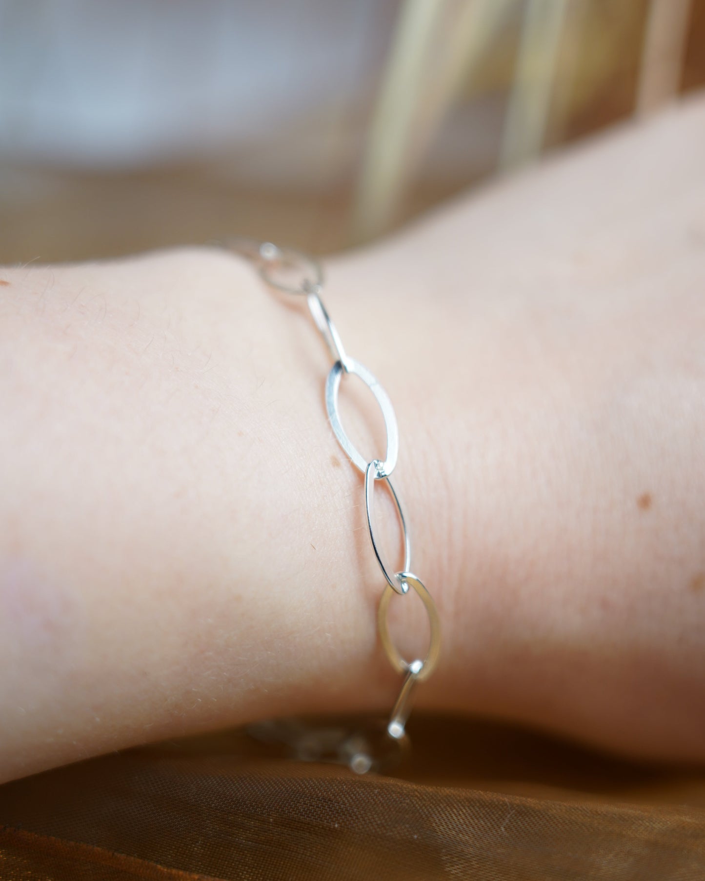 „Silver Ellipse“ – Armband aus 925/- Sterlingsilber
