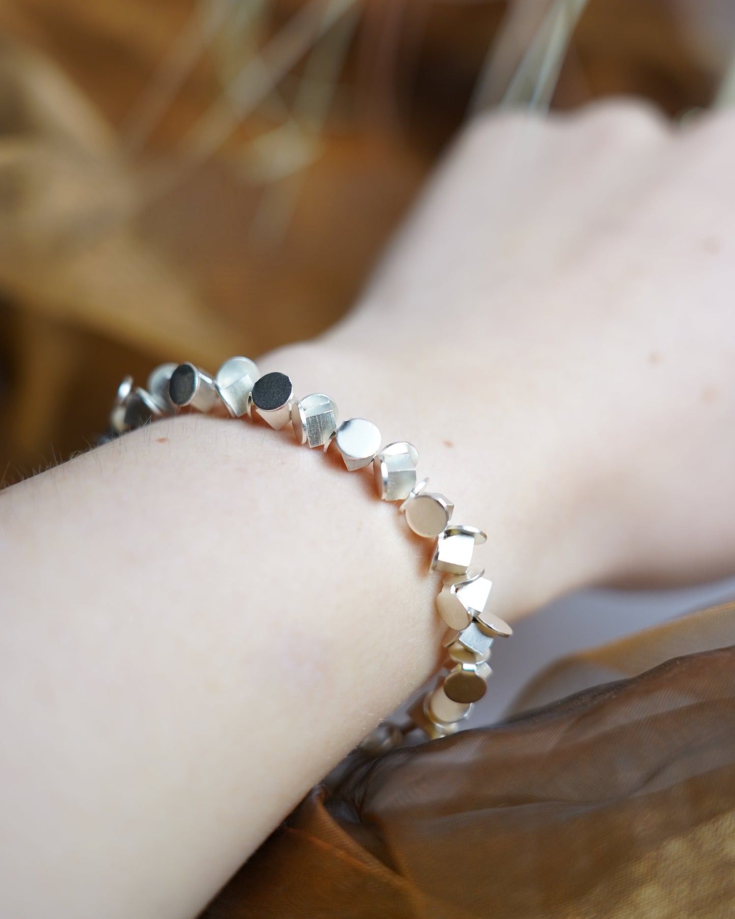 „Silver Facet“ – Armband aus 925/- Sterlingsilber