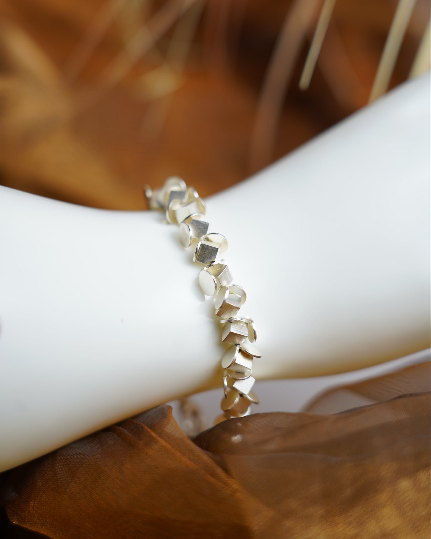 „Silver Facet“ – Armband aus 925/- Sterlingsilber