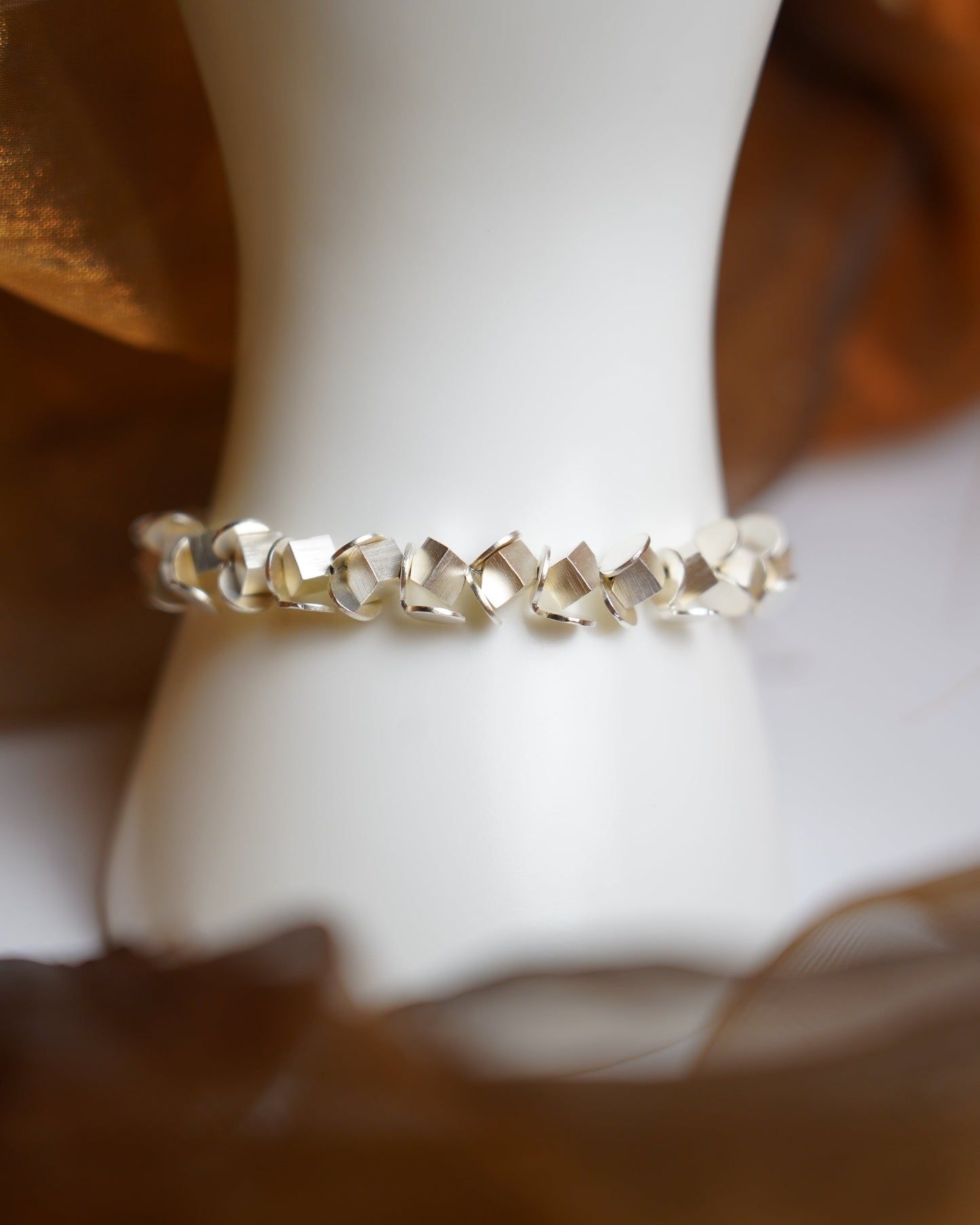 „Silver Facet“ – Armband aus 925/- Sterlingsilber