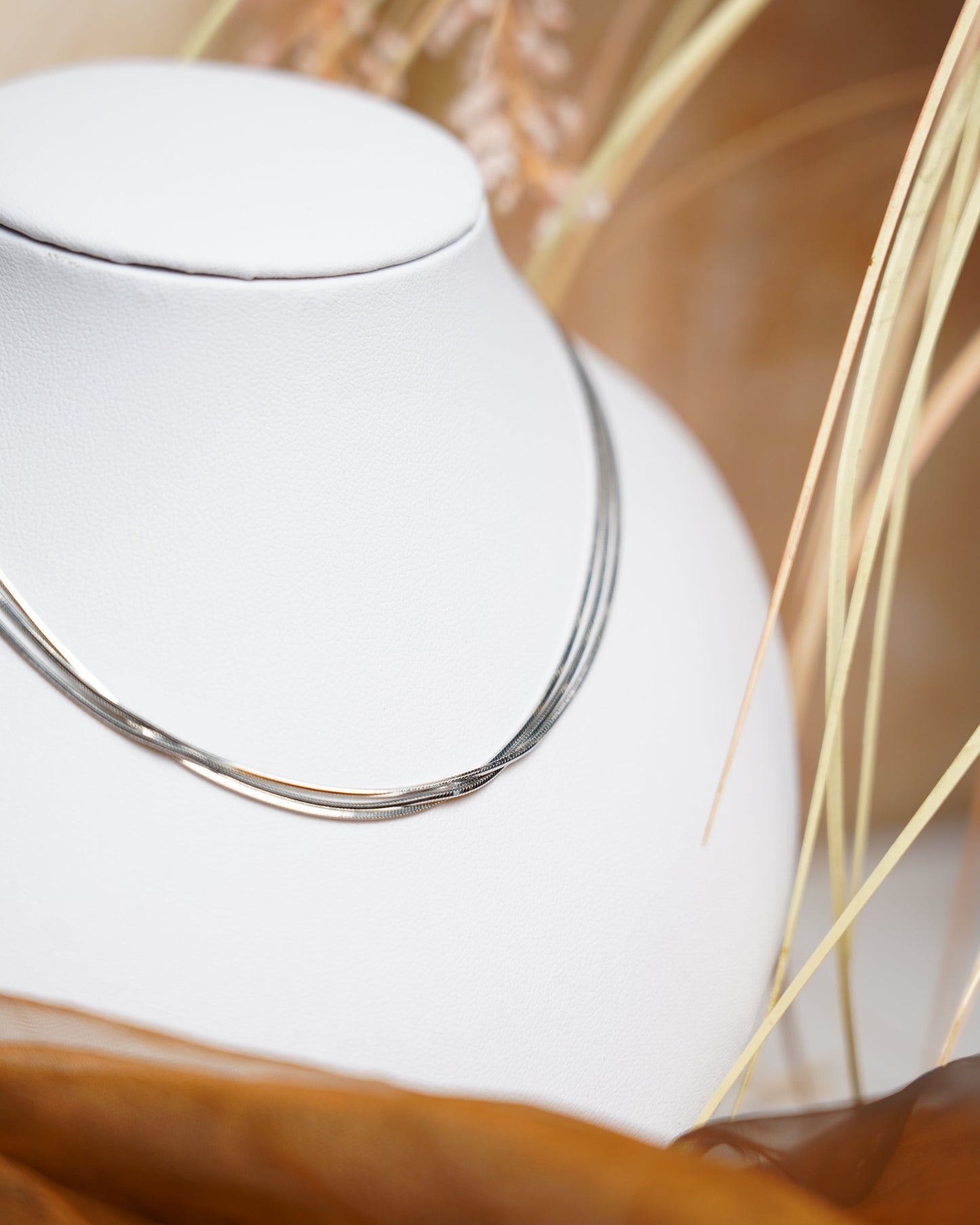 „Tribble Flow“ – Kette aus 925/- Sterlingsilber